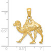 Lex & Lu 14k Yellow Gold Camel Pendant - 4 - Lex & Lu
