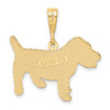 Lex & Lu 14k Yellow Gold Jack Russell Terrier Dog Pendant - 3 - Lex & Lu