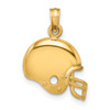 Lex & Lu 14k Yellow Gold Football Helmet Pendant LAL77672 - Lex & Lu