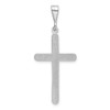 Lex & Lu 14k White Gold Cross Pendant LAL77686 - 3 - Lex & Lu