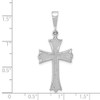 Lex & Lu 14k White Gold Cross Pendant LAL77725 - 3 - Lex & Lu