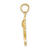 Lex & Lu 14k Yellow Gold Little Girl Charm - 2 - Lex & Lu