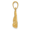 Lex & Lu 14k Yellow Gold Lg Boxing Glove Charm - 2 - Lex & Lu