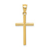 Lex & Lu 14k Yellow Gold Cross Pendant LAL78190 - Lex & Lu