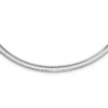 Lex & Lu Sterling Silver w/Rhodium 6mm Cubetto ension Chain 16'' - Lex & Lu