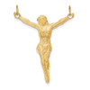Lex & Lu 14k Yellow Gold Polished Corpus Pendant - 4 - Lex & Lu