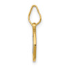 Lex & Lu 14k Yellow Gold & Rhodium Circle St. Benedict Medal Pendant LAL78763 - 2 - Lex & Lu