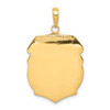 Lex & Lu 14k Yellow Gold Polished Large Saint Michael Protect Us Medal Pendant - 4 - Lex & Lu