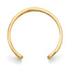 Lex & Lu 14k Yellow Gold Polished and D/C Toe Ring LAL78818 - 2 - Lex & Lu