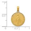 Lex & Lu 14k Yellow Gold Miraculous Medal Pendant LAL79101 - 4 - Lex & Lu