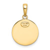 Lex & Lu 14k Yellow Gold Saint Christopher Medal Charm LAL79102 - 3 - Lex & Lu