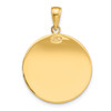 Lex & Lu 14k Yellow Gold Saint Christopher Medal Pendant LAL79110 - 4 - Lex & Lu