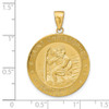 Lex & Lu 14k Yellow Gold Saint Christopher Medal Pendant LAL79111 - 3 - Lex & Lu