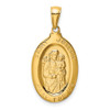 Lex & Lu 14k Yellow Gold Saint Joseph Medal Pendant LAL79116 - Lex & Lu
