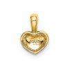 Lex & Lu 14k Yellow Gold Heart Charm LAL79135 - 3 - Lex & Lu