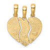 Lex & Lu 14k Yellow Gold Break-apart Big Sis, Mom, Lil Sis Charm - 3 - Lex & Lu