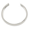 Lex & Lu Sterling Silver 9mm Cuff Bangle - 2 - Lex & Lu