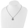 Lex & Lu 14k Yellow Gold w/Sterling Silver Two-tone w/Diamond Necklace LAL80016 - 4 - Lex & Lu