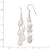 Lex & Lu Sterling Silver 2-Strand Freshwater Cultured Pearl Dangle Earrings - 4 - Lex & Lu