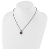 Lex & Lu 14k Yellow Gold w/Sterling Silver Two-tone w/Amethyst Necklace LAL80048 - 4 - Lex & Lu