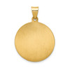 Lex & Lu 14k Yellow Gold Saint Anthony Medal Pendant LAL80282 - 4 - Lex & Lu