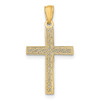 Lex & Lu 14k Yellow Gold Filigree Cross Pendant - 3 - Lex & Lu