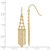 Lex & Lu 14k Yellow Gold Beaded Earrings LAL80922 - 4 - Lex & Lu