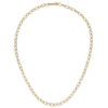 Lex & Lu 14k Yellow Gold Oval Link Necklace LAL80945 - 3 - Lex & Lu