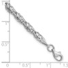 Lex & Lu 14k White Gold Polished Fancy Bracelet 7.5'' - 3 - Lex & Lu