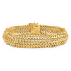 Lex & Lu 14k Yellow Gold Polished 7.5'' Fancy Link Bracelet LAL81056 - 4 - Lex & Lu