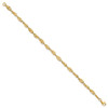 Lex & Lu 14k Yellow Gold Polished Fancy Bracelet LAL81082 - 2 - Lex & Lu