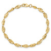 Lex & Lu 14k Yellow Gold Polished Fancy Bracelet LAL81082 - 4 - Lex & Lu