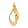 Lex & Lu 14k Yellow Gold Fits up to 2.5mm Omega, 4mm Reversible, Omega Slide - Lex & Lu