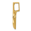 Lex & Lu 14k Yellow Gold Omega Slide LAL81219 - 2 - Lex & Lu