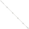 Lex & Lu Sterling Silver Polished Dolphin Anklet 9'' LAL8122 - 2 - Lex & Lu