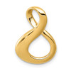 Lex & Lu 14k Yellow Gold Fits up to 2mm Regular & 4mm Fancy/Reversible Omega Slide - Lex & Lu