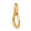 Lex & Lu 14k Yellow Gold Fits up to 2mm Regular & 4mm Fancy/Reversible Omega Slide - 2 - Lex & Lu