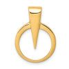 Lex & Lu 14k Yellow Gold Fits up to 2.5mm on Fancy/Regular/Reversible Omega Slide - Lex & Lu