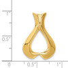 Lex & Lu 14k Yellow Gold Slide LAL81277 - 4 - Lex & Lu