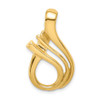 Lex & Lu 14k Yellow Gold Fits up to 5mm Omega, 6mm Reversible, Omega Slide LAL81282 - Lex & Lu