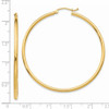 Lex & Lu 14k Yellow Gold Lightweight Tube Hoop Earrings LAL81542 - 4 - Lex & Lu