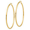 Lex & Lu 14k Yellow Gold Lightweight Tube Hoop Earrings LAL81546 - 2 - Lex & Lu