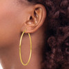 Lex & Lu 14k Yellow Gold Lightweight Tube Hoop Earrings LAL81546 - 3 - Lex & Lu