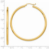 Lex & Lu 14k Yellow Gold Polished 2.5mm Round Hoop Earrings LAL81553 - 4 - Lex & Lu