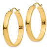 Lex & Lu 14k Yellow Gold Polished Hoop Earrings LAL81631 - 2 - Lex & Lu