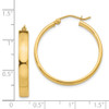 Lex & Lu 14k Yellow Gold Polished Hoop Earrings LAL81631 - 4 - Lex & Lu