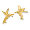 Lex & Lu 14k Yellow Gold Hummingbird Earrings - 2 - Lex & Lu