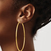 Lex & Lu 14k Yellow Gold Light Weight Hoop Earrings LAL82059 - 3 - Lex & Lu