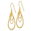 Lex & Lu 14k Yellow Gold Tear Drop Earrings - 2 - Lex & Lu