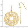 Lex & Lu 14k Yellow Gold Fancy Lace Filigree Dangle Earrings - 4 - Lex & Lu